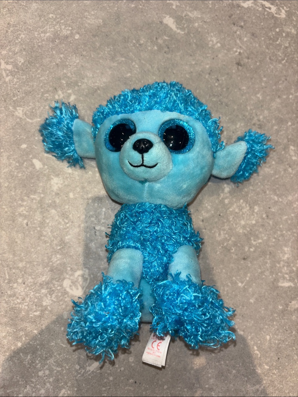 Beanie Baby Mandy the blue poodle